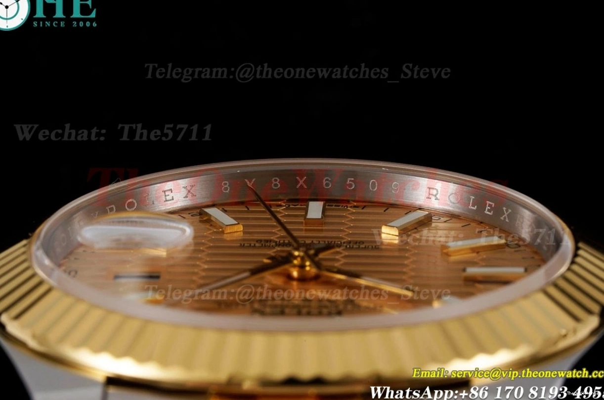 King 126333 VR3235 YG Datejust Gold SS Jubilee 904L 41mm Stk 0417